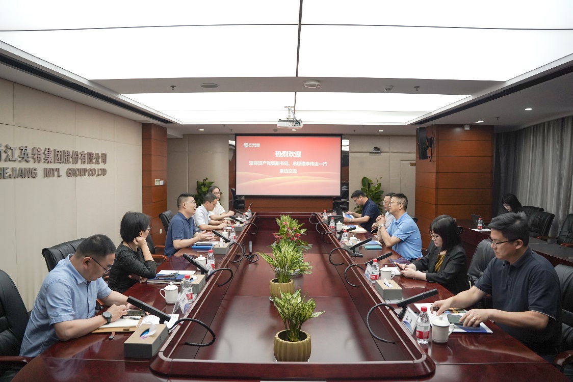 浙商资产党委副书记、总经理李伟达一行来环亚体育集团走访交流